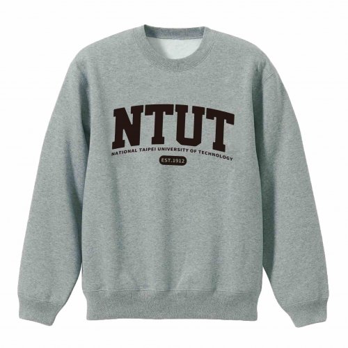 NTUT經典款美式大學T_灰 NTUT經典款美式大學T_灰